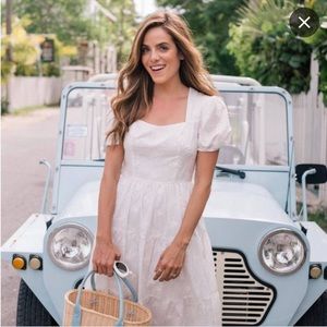 Gal Meets Glam Dresses Gmg Violetta White Eyelet Dress
